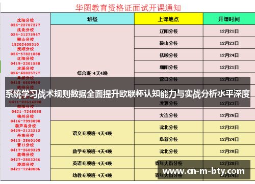 系统学习战术规则数据全面提升欧联杯认知能力与实战分析水平深度 系统学习战术规则数据全面提升欧联杯认知能力与实战分析水平深度